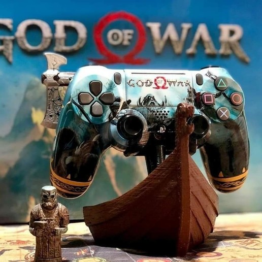 Descargar archivo STL gratis soporte para control god of war 4 • Objeto